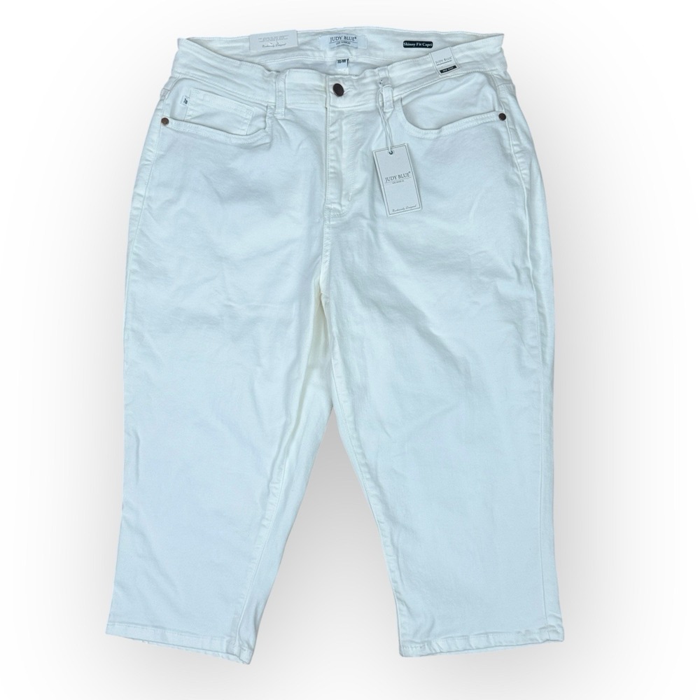 Judy Blue High Rise White Jeans